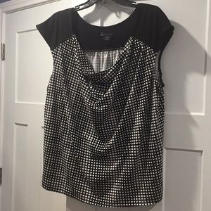 18/20 Lane Bryant cowl-neck cap sleeve shirt.